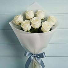 7 Белых роз Эдлесс Лав в Архаре Букет 7 Белых роз Эдлесс Лав в Архаре