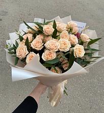 Букет Кремовые розы Латте в Архаре