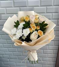 Букет цветов из:  Розы и Хризантемы в Архаре