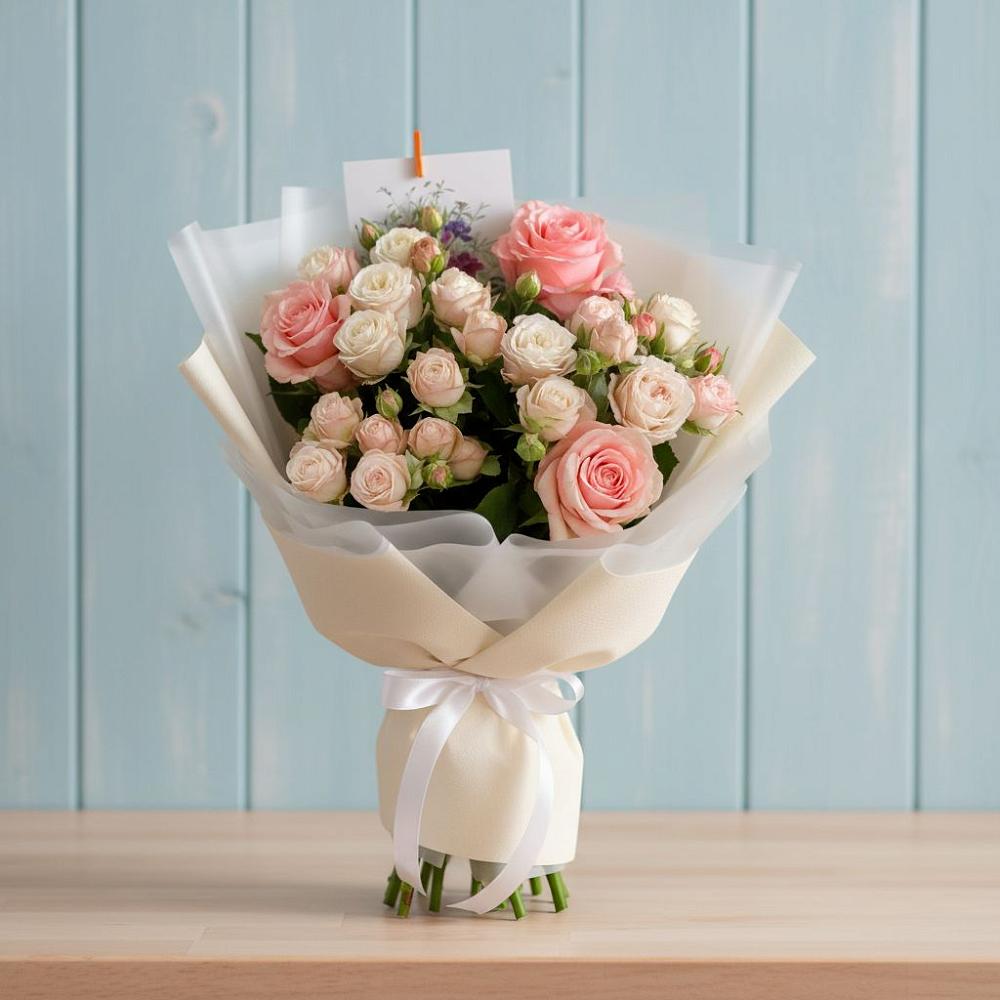 Букет цветов из: Розы в Архаре