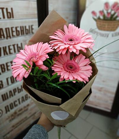 Букет цветов из: Герберы в Архаре