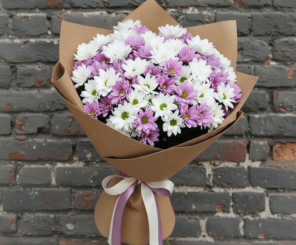 Букет цветов из: Хризантемы в Архаре