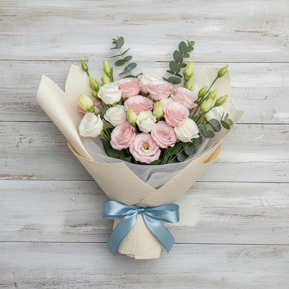 Букет цветов из: Лизиантусы в Архаре